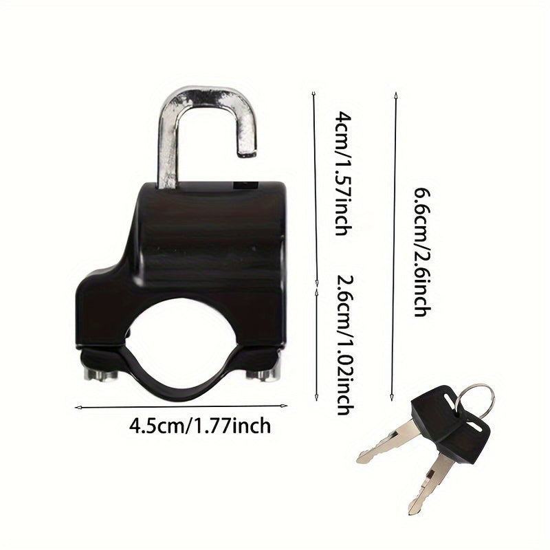 Security lock - Mega Trava de capacete para motocicletas com chave